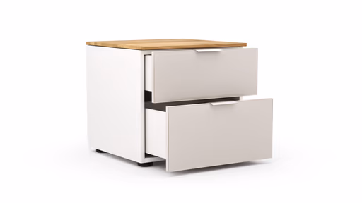 Nachttisch Colorado Beimöbel - BHL ca. 45x42x43 cm, Rosé