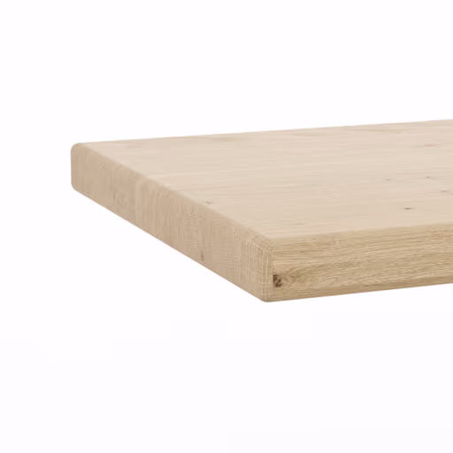 Nachttisch 1660 - Wildeiche massiv, bianco geölt