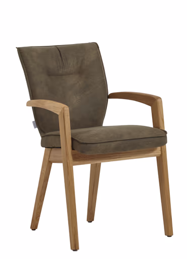 Armlehnstuhl Wilshere - Stoff, Dunkelgrün