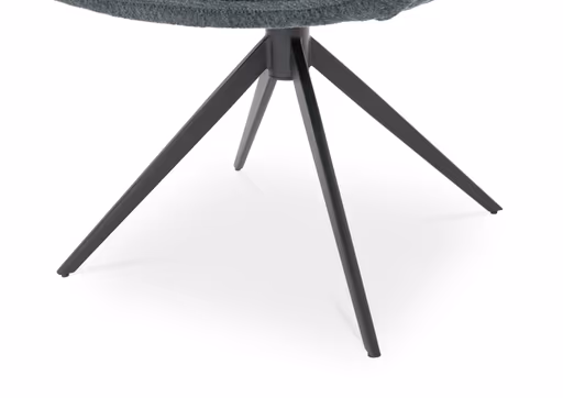 Armlehnstuhl MARGIT - drehbar, Stoff, Graublau