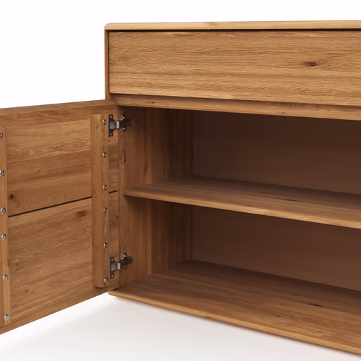 Sideboard Hillsboro - Wildeiche natur, geölt