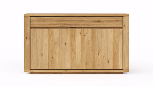 Sideboard Bakersfield - Schublade geschroppt, Asteiche massiv, geölt