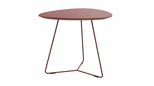 Ecktisch Fano - LBH ca. 59x50x50 cm, Fenix, Bordeaux