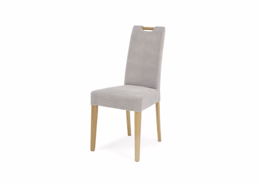 Stuhl  SITTING TOGETHER_S- Stoff, Hellgrau, Eiche Natur