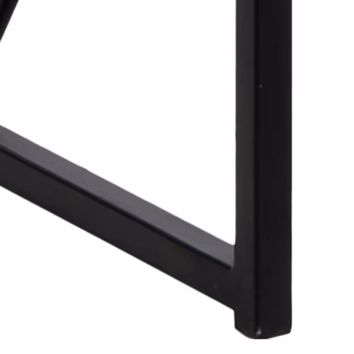 Bartisch - LB ca. 120x60 cm, Wildeiche Nachbildung, Schwarz