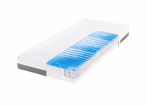 Tonnentaschenfederkern-Matratze EM TraumReich 500T - Liegefläche ca. 90x200 cm