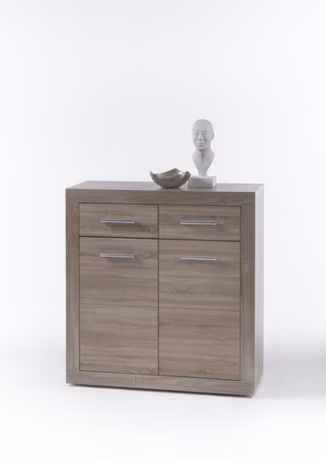 Kommode - B ca. 82 cm, Sonoma Eiche Nachbildung