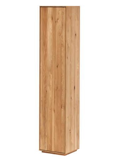 Vitrine Saratoga - links, Wildeiche massiv, natur geölt