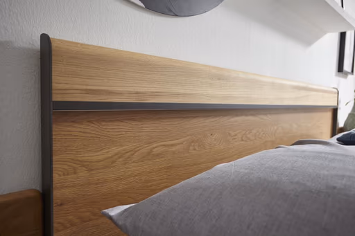 Bett Lenoso - Liegefläche ca. 180x200 cm, Eiche Nachbildung