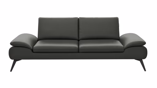 Sofa Collina - 3-Sitzer, Leder, Schlammgrün