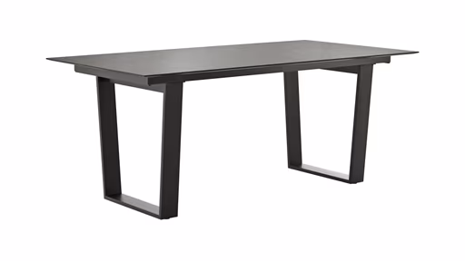 Esstisch Dinner - LB ca. 180x95 cm, Kunststoff, Dunkelgrau