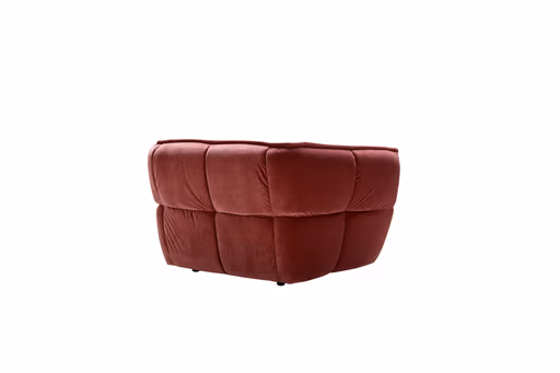 Sessel Hedda - Velour, Weinbeere