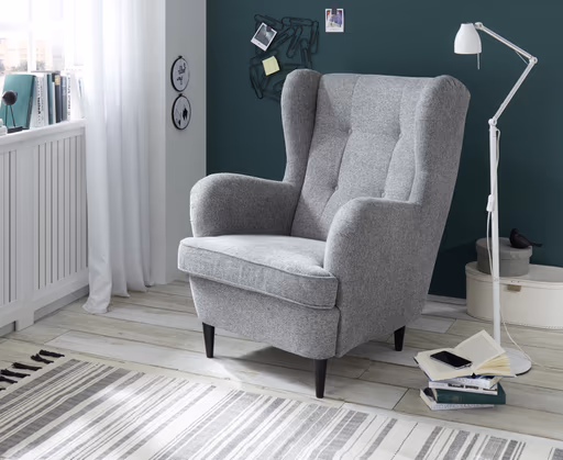 Sessel - Webstoff, Grau