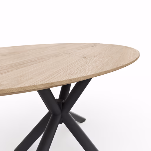 Esstisch Phoenix - LB ca. 200x110cm, Eiche, eco snow lackiert