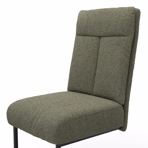 Freischwinger Ravina - Stoff, Olivgrün