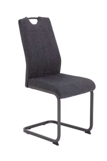 Freischwinger - Stoff, Anthrazit