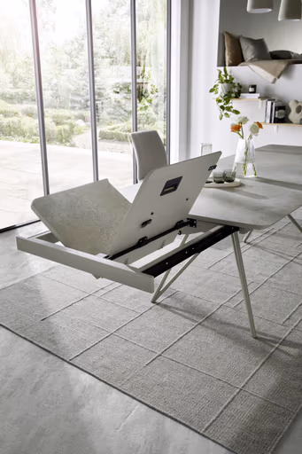 Esstisch Sedana - ausziehbar, LB ca. 200x100 cm, HPL, Grau