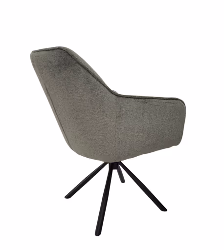 Armlehnstuhl MARLE - drehbar, Stoff, Grün