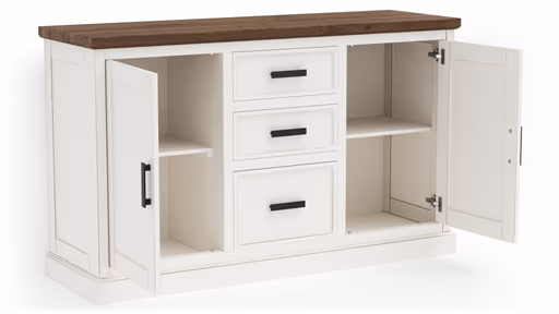 Anrichte Litchfield Oak - XO 9010, Antique / XO Gray