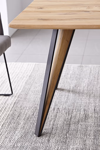 Esstisch Dinner - LB ca. 180x100 cm, Balkeneiche massiv