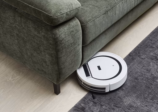 Ecksofa - 3-Sitzer mit Longchair rechts, Stoff, Moos