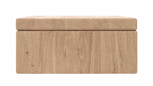 Nachttisch 1660 - Wildeiche bianco, sandgestrahlt