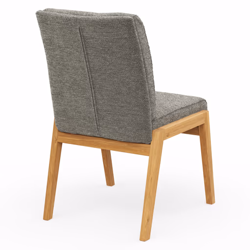 Stuhl Flore 2 - Stoff, Steingrau