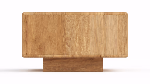 Couchtisch Hillsboro - LBH ca. 110x70x39,4 cm, Wildeiche natur, geölt