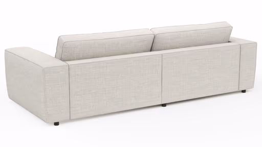 Sofa Lilaia - 1,5-Sitzer XL Tief mit 1,5-Sitzer XL, Stoff, Kaschmir