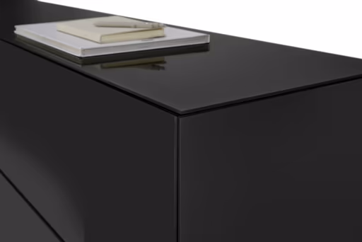 Lowboard - B ca. 181 cm, Schwarz