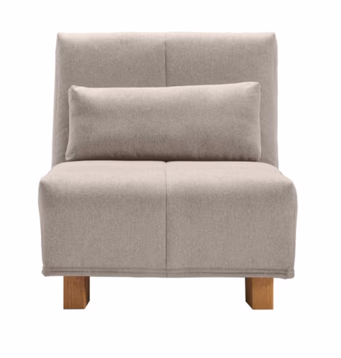 Funktionssessel EASY DELUXE - 1-Sitzer, 80 cm inkl. Schlaffunktion, Stoff Graubeige