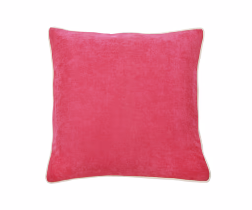 Kissenhülle mit Keder - BL ca. 45x45, Rosa