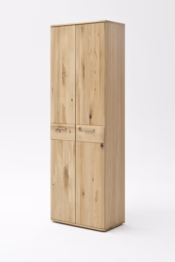 Garderobenschrank - Balkeneiche teilmassiv