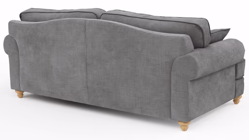 Sofa Mapleton - 3-Sitzer, Stoff, Anthrazit