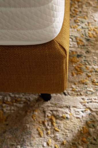 Boxspringbett Navelli 2 - Liegefläche ca. 180x200 cm, Stoff, Kurkuma