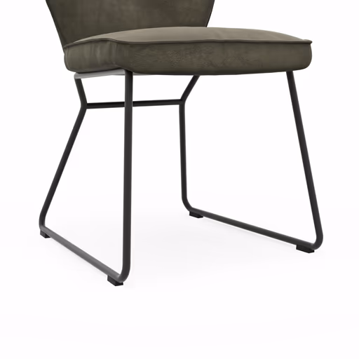 Stuhl Westmore - Stoff, Dunkelgrün