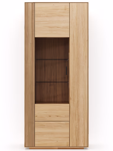 Vitrine Estana - Eiche massiv, legno