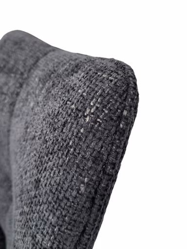 Armlehnstuhl MILENA - drehbar, Stoff, Anthrazit