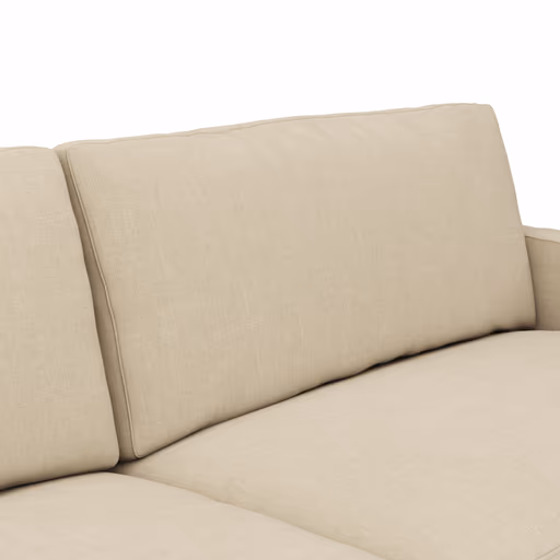 Sofa Janne - 3-Sitzer, Stoff, Sand