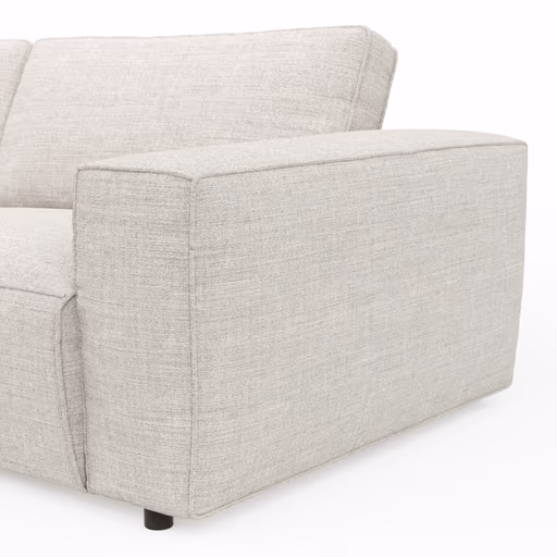Sofa Lilaia - 1,5-Sitzer XL Tief mit 1,5-Sitzer XL, Stoff, Kaschmir