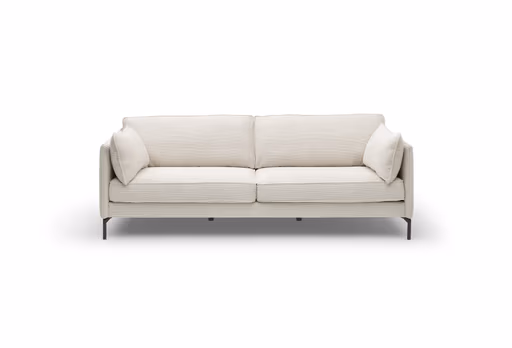 Sofa- 3,5-Sitzer, Stoff, Creme