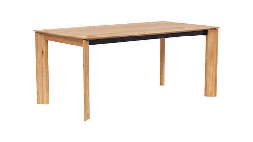 Esstisch Saratoga - ausziehbar, LB ca. 180x95 cm, Wildeiche massiv, natur geölt