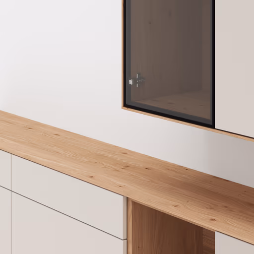 Wohnwand Medio - Melamin, Sand