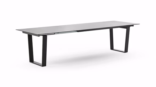 Esstisch Dinner - verlängerbar, LB ca. 200x95 cm, Kunststoff, Hellgrau