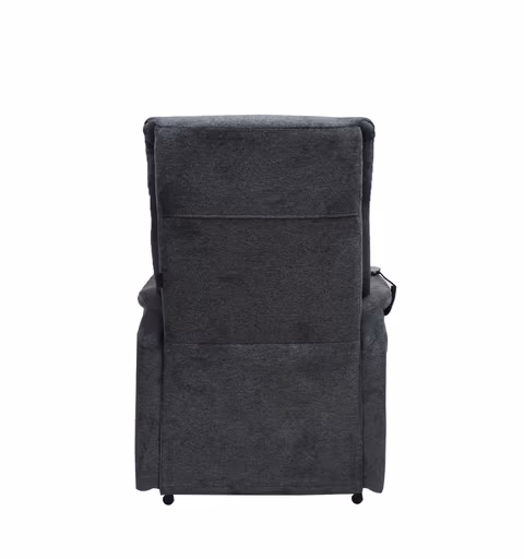 TV-Sessel MAILO - Aufstehhilfe, Relaxfunktion, Kopfteilverstellung, Stoff, Dunkelgrau
