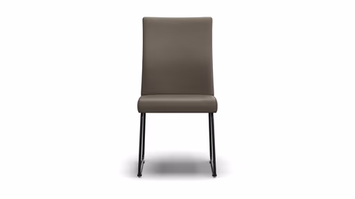 Polsterstuhl Carmelo - Leder, Olive