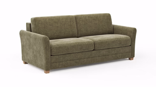 Sofa Lakeville 1 - 2-Sitzer inkl. Schlaffunktion, Stoff, Grün