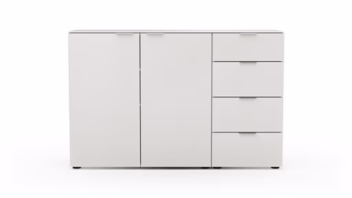 Kommode Colorado Beimöbel - BHT ca. 135x87x43 cm, Offwhite