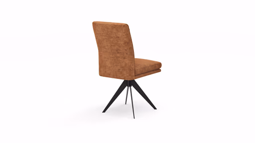 Freischwinger Valloni - Stoff, Rostfarben