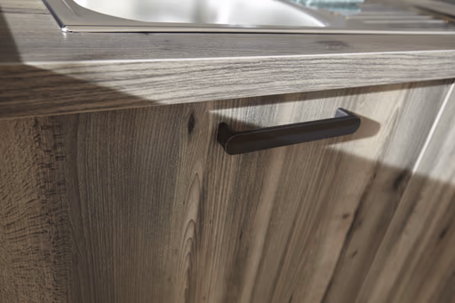 Küchenzeile 50.100 GL 1 521, Lavaschwarz